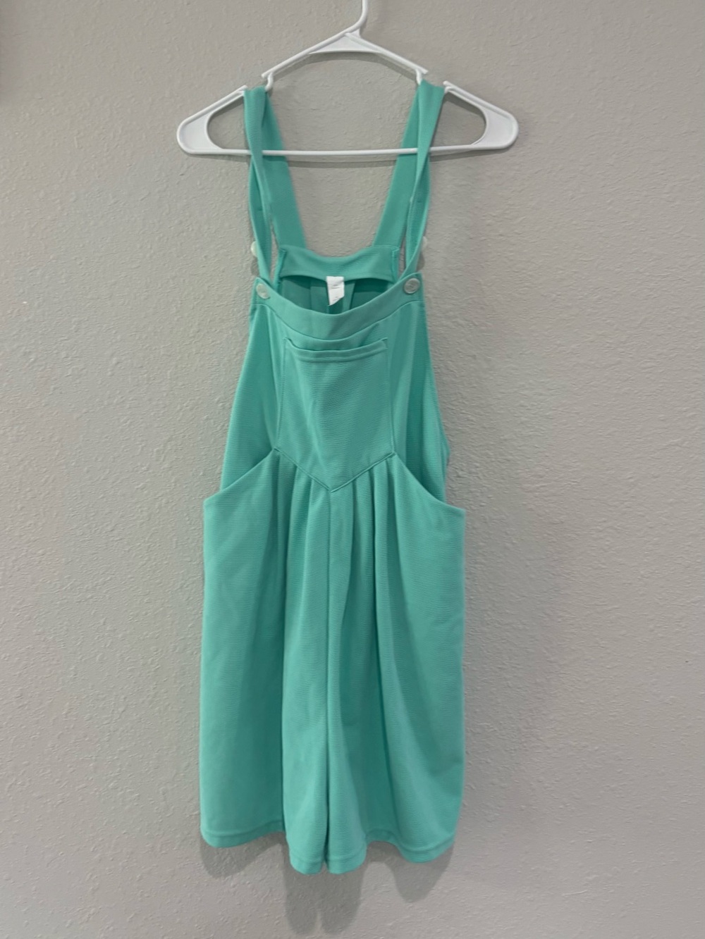 HALARA Mint Green Pinafore Mini Dress with Pockets